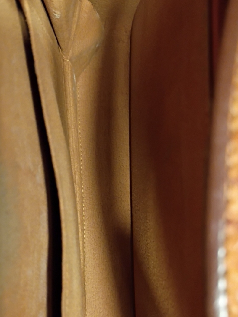 Croc-Embossed Two-Tone Brown Top-Handle Satchel - Picture 11 of 13